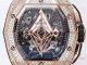 Swiss Grade Replica Hublot Spirit of Big Bang Sang Bleu Rose Gold Pave 7750 Watch (5)_th.jpg